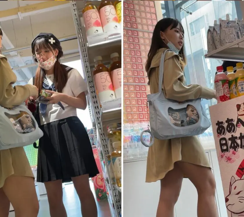 大神偷拍美女裙底风光❤️可爱眼镜JK妹妹和闺蜜一起被CD制服JK学妹年轻版黄圣依身材好白内